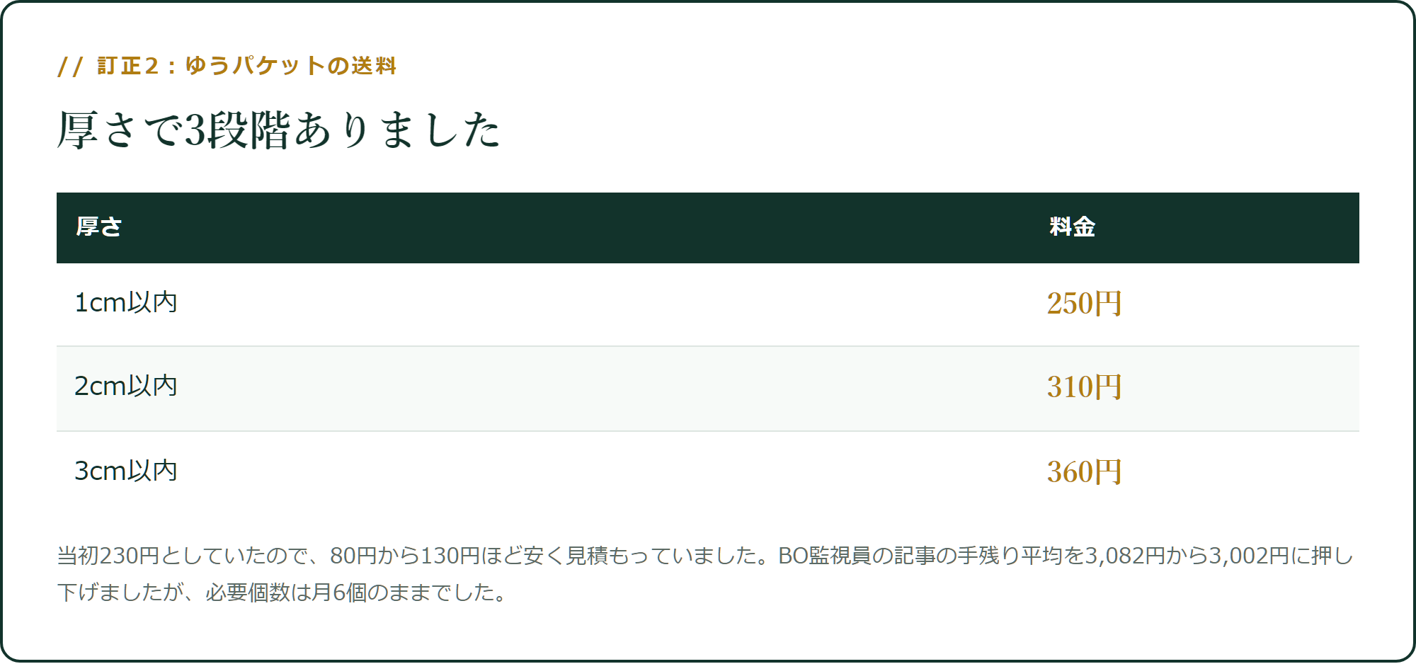 厚さで3段階ありました